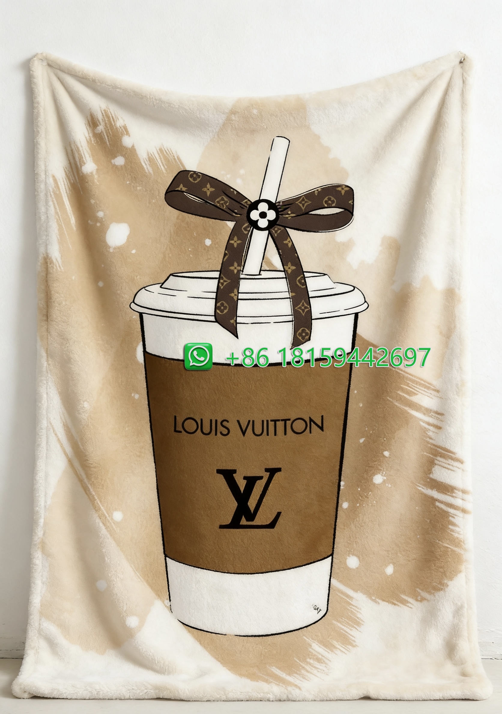 Louis Vuitton Throw Blankets